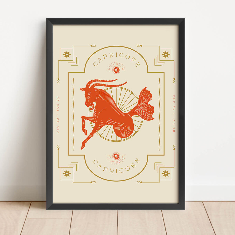 Vintage Zodiac- Capricorn